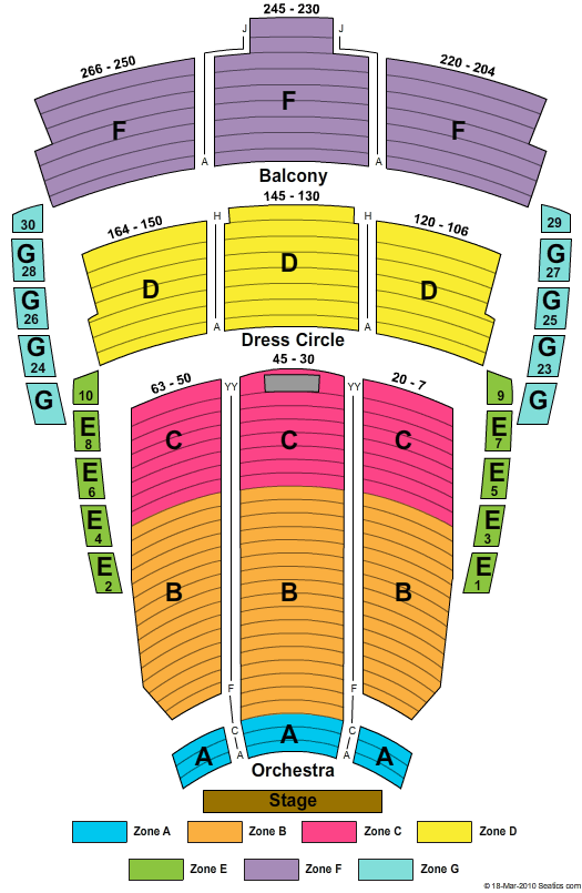 The Centre In Vancouver For Performing Arts Seating Chart